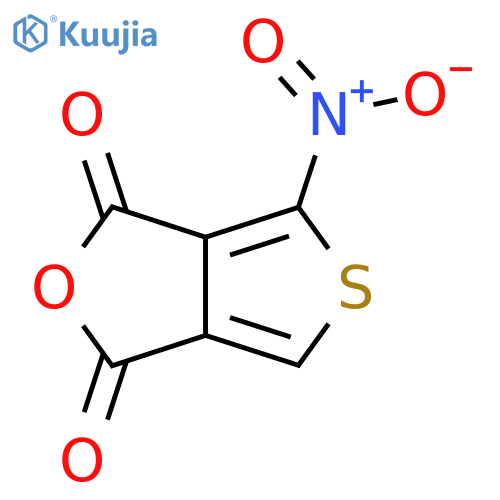 4-Nitrothieno[3,4-c]furan-1,3-dione structure