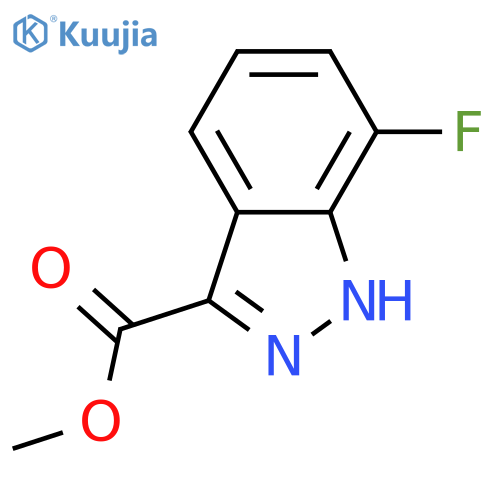 Methyl 7-fluoro-1H-indazole-3-carboxylate structure