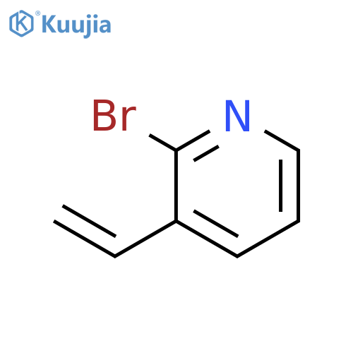 2-bromo-3-ethenylpyridine structure