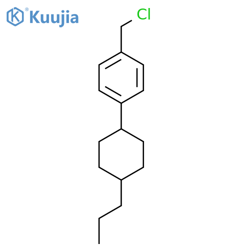 trans-1-(Chloromethyl)-4-(4-propylcyclohexyl)Benzene structure