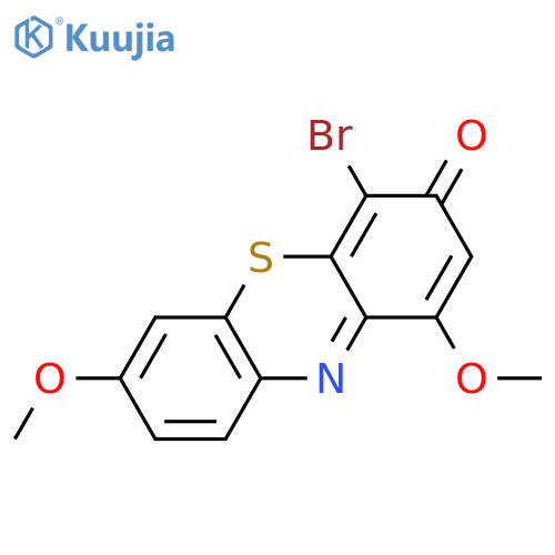 3H-Phenothiazin-3-one, 4-bromo-1,7-dimethoxy- structure