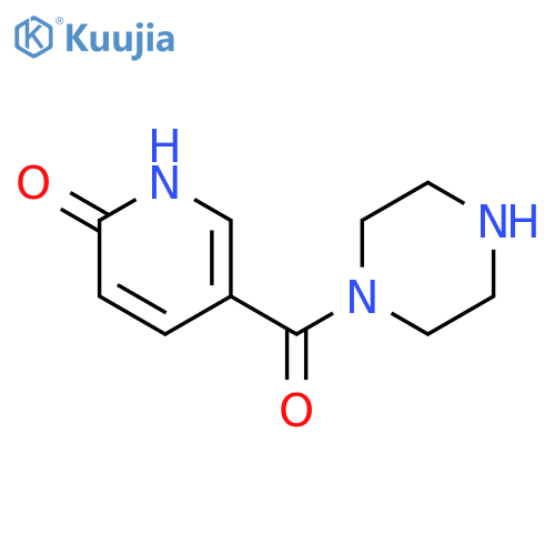 5-(piperazine-1-carbonyl)-1,2-dihydropyridin-2-one structure