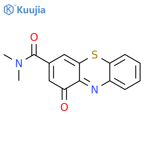 1H-Phenothiazine-3-carboxamide, N,N-dimethyl-1-oxo- structure