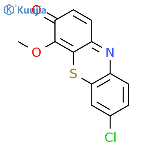 3H-Phenothiazin-3-one, 7-chloro-4-methoxy- structure