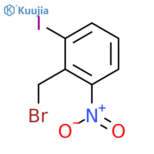 2-(bromomethyl)-1-iodo-3-nitrobenzene structure