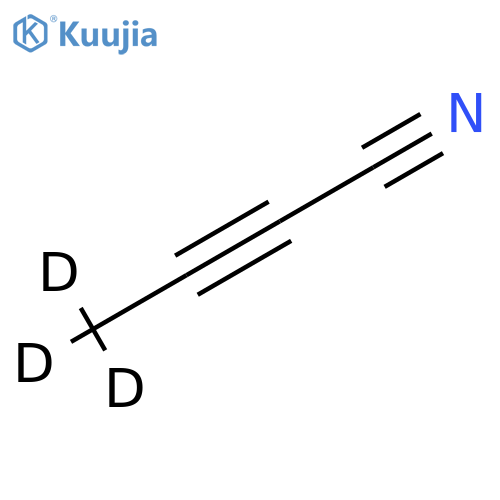 2-Butynonitrile-d3 structure