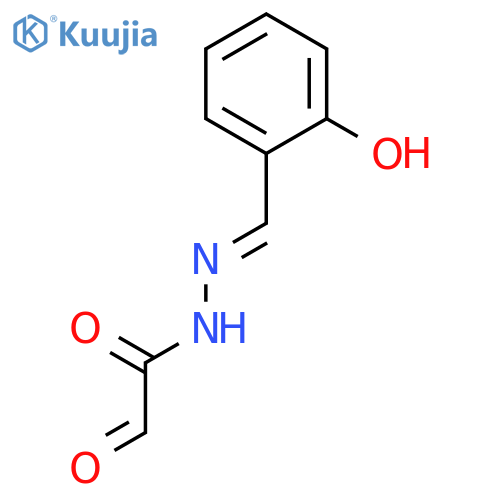 Acetic acid, oxo-, [(2-hydroxyphenyl)methylene]hydrazide structure