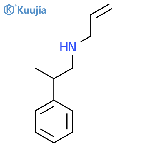 N-(2-Phenylpropyl)prop-2-en-1-amine structure