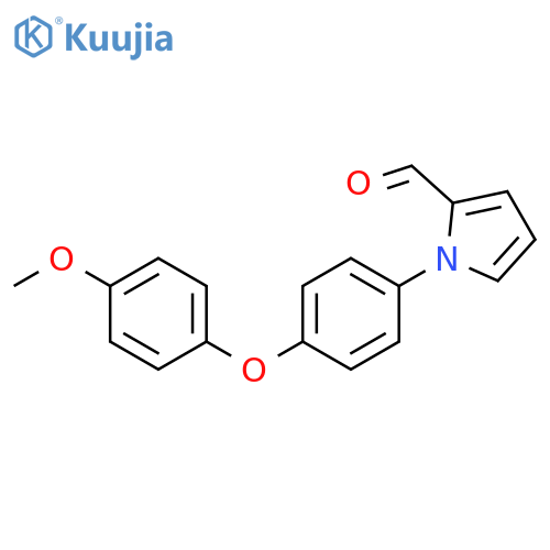 1-[4-(4-METHOXYPHENOXY)PHENYL]-1H-PYRROLE-2-CARBOXALDEHYDE structure