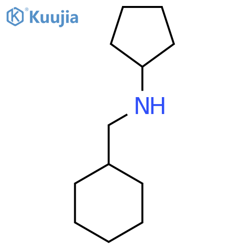 N-(Cyclohexylmethyl)cyclopentanamine structure