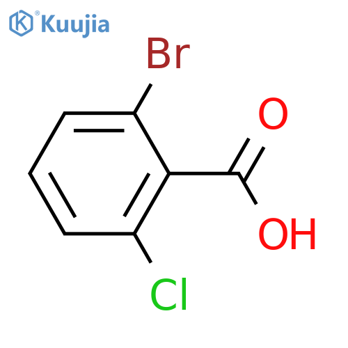 2-Bromo-6-chlorobenzoic acid structure