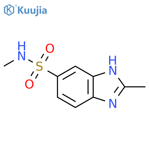 N,2-dimethyl-1H-1,3-benzodiazole-5-sulfonamide structure