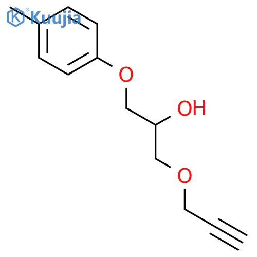 2-Propanol, 1-(4-methylphenoxy)-3-(2-propynyloxy)- structure