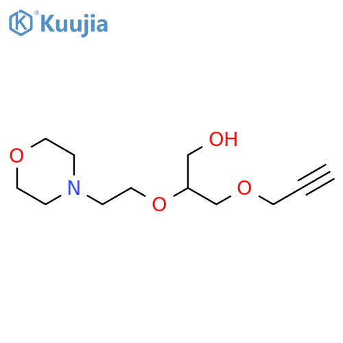 1-Propanol, 2-[2-(4-morpholinyl)ethoxy]-3-(2-propynyloxy)- structure