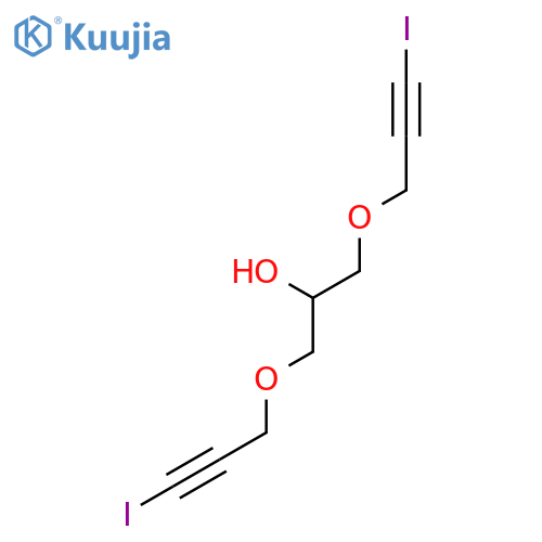 2-Propanol, 1,3-bis[(3-iodo-2-propynyl)oxy]- structure