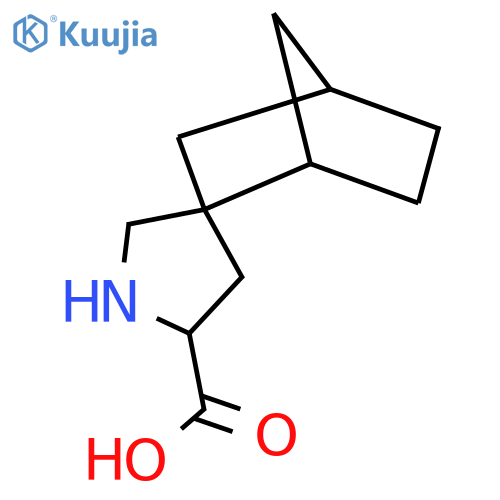 Spiro[bicyclo[2.2.1]heptane-2,3'-pyrrolidine]-5'-carboxylic acid structure