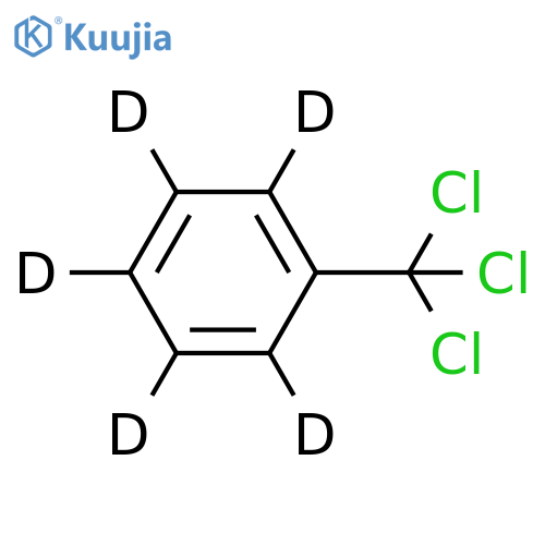 α,α,α-Trichlorotoluene-d5 structure