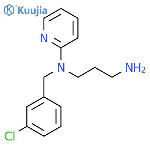 N~1~-[(3-Chlorophenyl)methyl]-N~1~-(pyridin-2-yl)propane-1,3-diamine structure