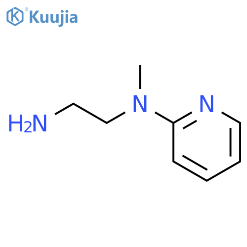 N-(2-aminoethyl)-N-methylpyridin-2-amine structure