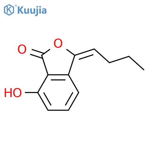 3-Butylidene-7-hydroxyphthalide structure