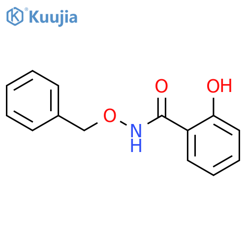 Benzamide, 2-hydroxy-N-(phenylmethoxy)- structure
