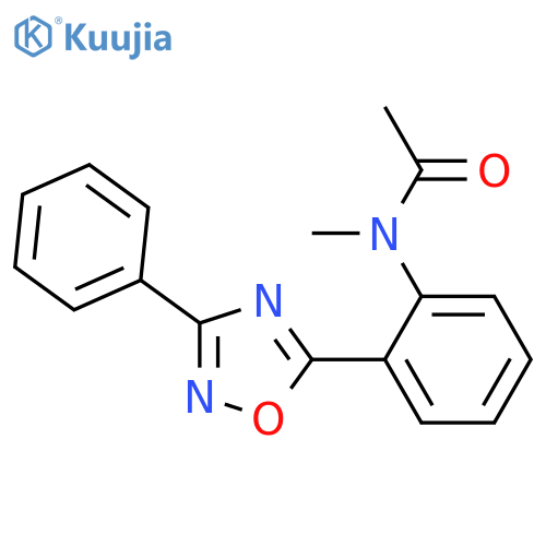 Acetamide, N-methyl-N-[2-(3-phenyl-1,2,4-oxadiazol-5-yl)phenyl]- structure