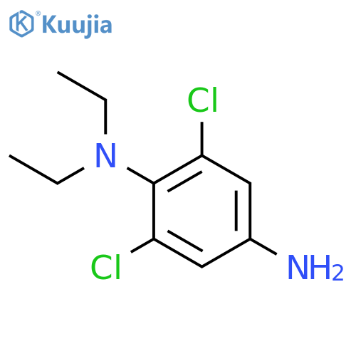 1,4-Benzenediamine, 2,6-dichloro-N1,N1-diethyl- structure