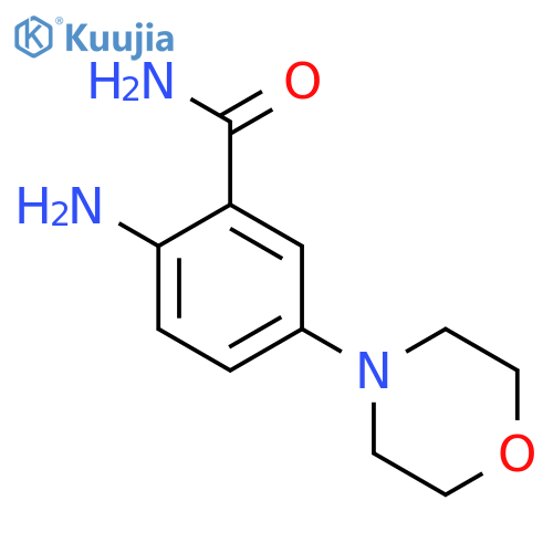 2-amino-5-(morpholin-4-yl)benzamide structure