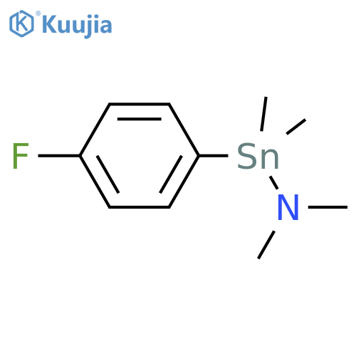 Stannanamine, 1-(4-fluorophenyl)-N,N,1,1-tetramethyl- structure