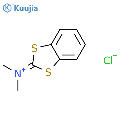 Methanaminium, N-1,3-benzodithiol-2-ylidene-N-methyl-, chloride structure