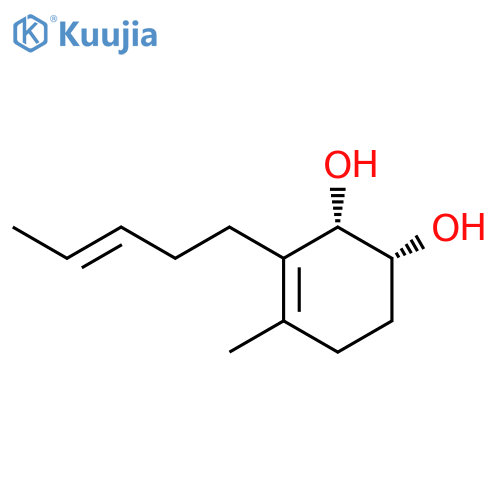 3-Cyclohexene-1,2-diol, 4-methyl-3-(3-pentenyl)-, cis- structure