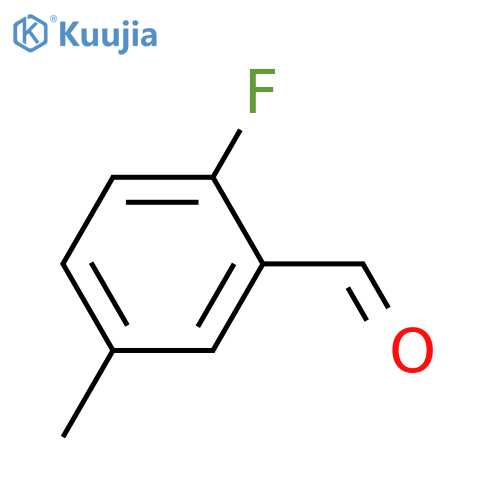 2-Fluoro-5-methylbenzaldehyde structure