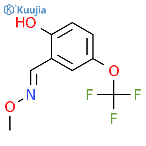 Benzaldehyde, 2-hydroxy-5-(trifluoromethoxy)-, O-methyloxime structure