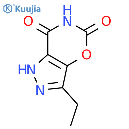 3-Ethylpyrazolo[3,4-e][1,3]oxazine-5,7(2H,6H)-dione structure