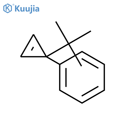 Benzene, [1-(1,1-dimethylethyl)-2-cyclopropen-1-yl]- structure