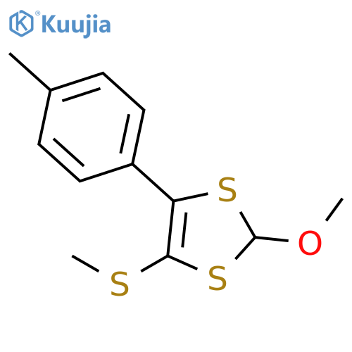 1,3-Dithiole, 2-methoxy-4-(4-methylphenyl)-5-(methylthio)- structure