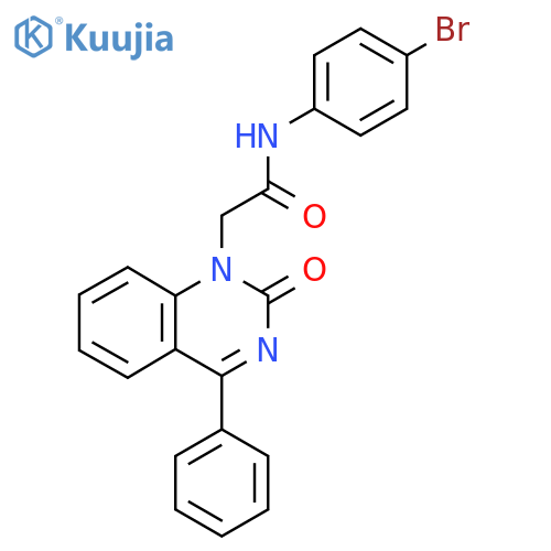 N-(4-bromophenyl)-2-(2-oxo-4-phenyl-1,2-dihydroquinazolin-1-yl)acetamide structure