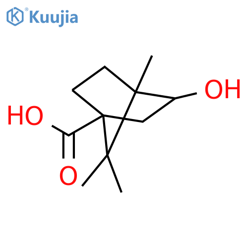 3-hydroxy-4,7,7-trimethylbicyclo2.2.1heptane-1-carboxylic Acid structure
