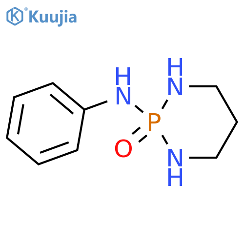 1,3,2-Diazaphosphorin-2(1H)-amine,tetrahydro-N-phenyl-, 2-oxide structure