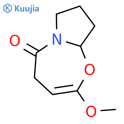 Pyrrolo[2,1-b][1,3]oxazepin-5(4H)-one, 7,8,9,9a-tetrahydro-2-methoxy- structure