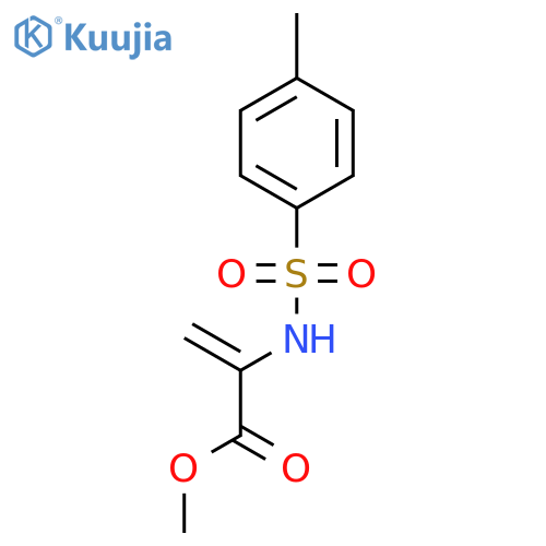 2-Propenoic acid, 2-[[(4-methylphenyl)sulfonyl]amino]-, methyl ester structure