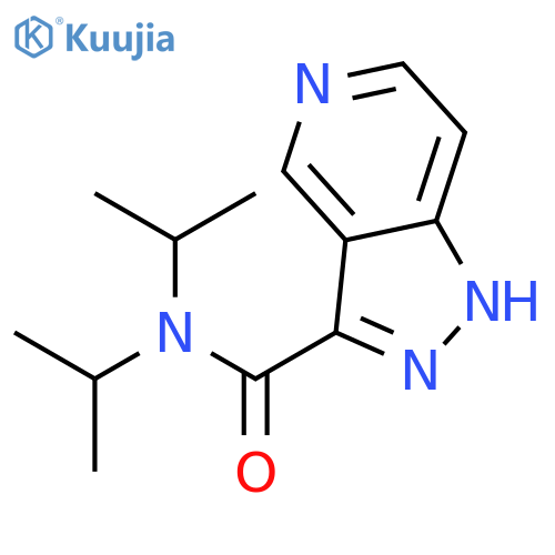 N,N-diisopropyl-1H-pyrazolo[4,3-c]pyridine-3-carboxamide structure
