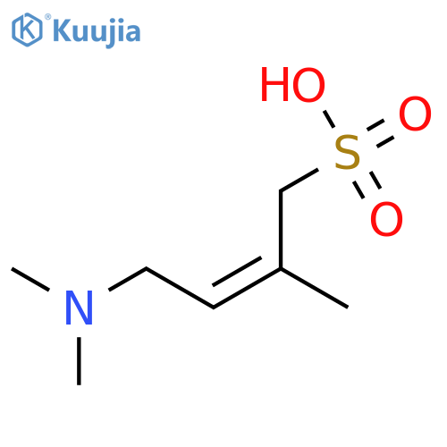 2-Butene-1-sulfonic acid, 4-(dimethylamino)-2-methyl-, (Z)- structure