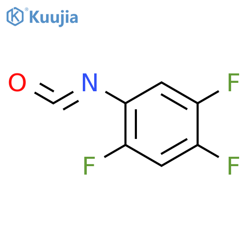 1,2,4-trifluoro-5-isocyanatobenzene structure