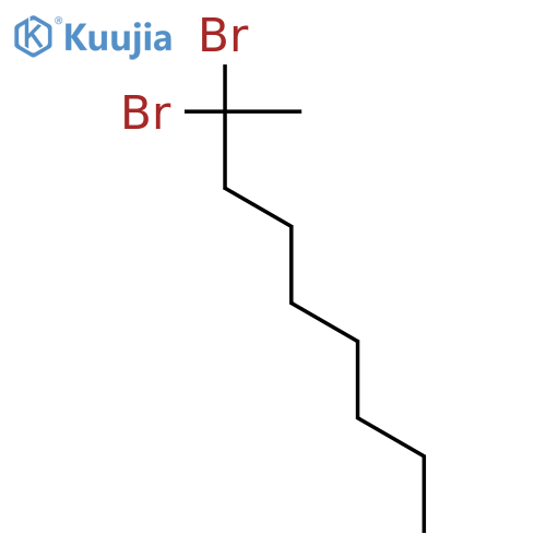 Nonane, 2,2-dibromo- structure