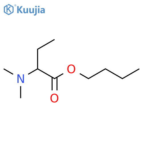 Butanoic acid, 2-(dimethylamino)-, butyl ester structure