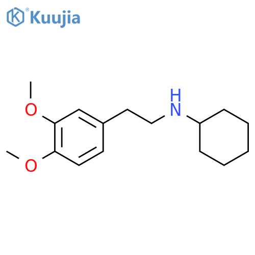 N-2-(3,4-Dimethoxyphenyl)ethylcyclohexanamine structure