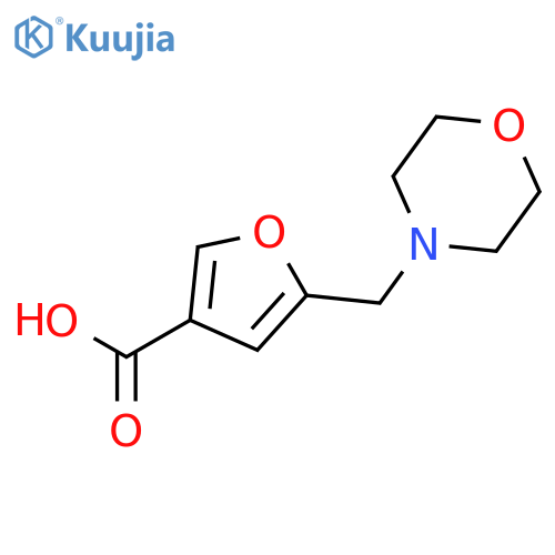 5-(4-morpholinylmethyl)-3-furoic Acid structure