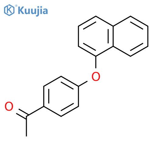 Ethanone, 1-[4-(1-naphthalenyloxy)phenyl]- structure