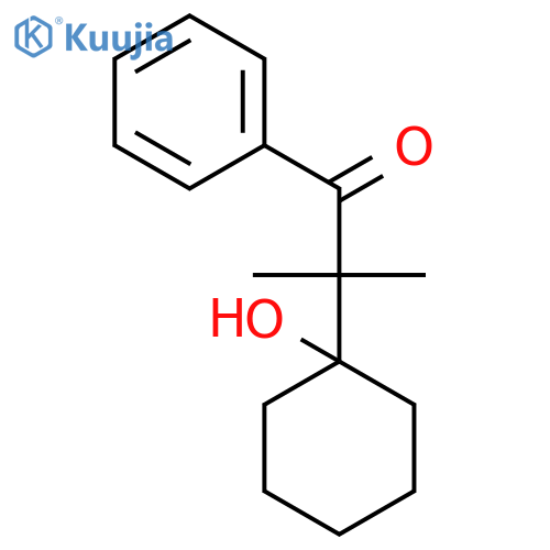 1-Propanone, 2-(1-hydroxycyclohexyl)-2-methyl-1-phenyl- structure